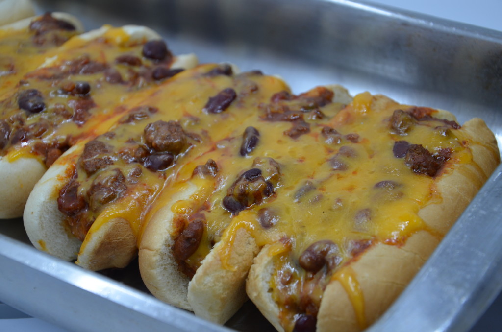 Baked Chili Hot Dogs 2  scaled