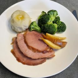 Carved Ham with Spiced Apples and Pears 1