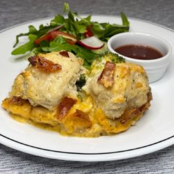 Chicken Bacon Ranch Biscuit Bake