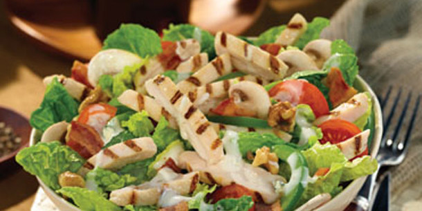 Fully Cooked Grilled Turkey Strip Salad