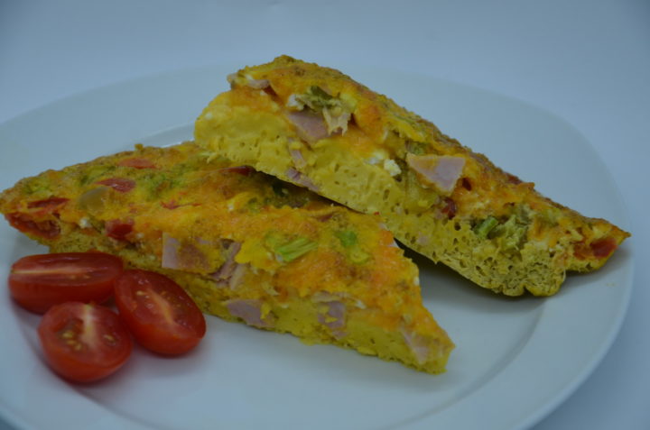 Ham Cheese and Veggie Frittata 1 scaled