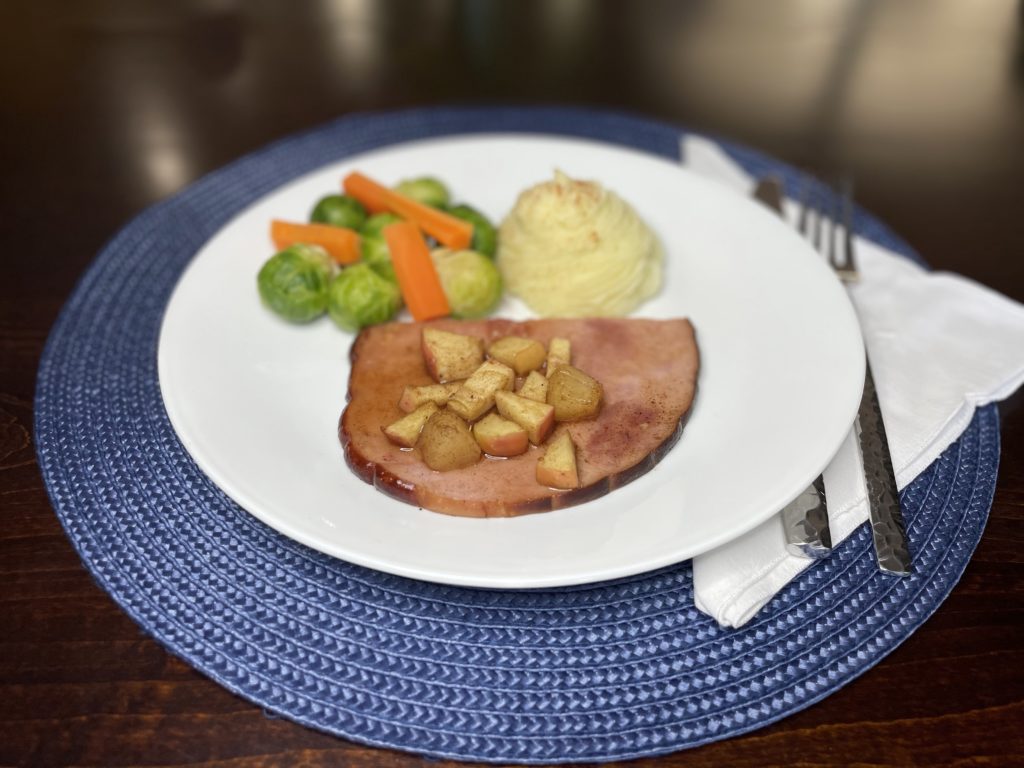 Harvest Ham with Apples and Spiced Pears