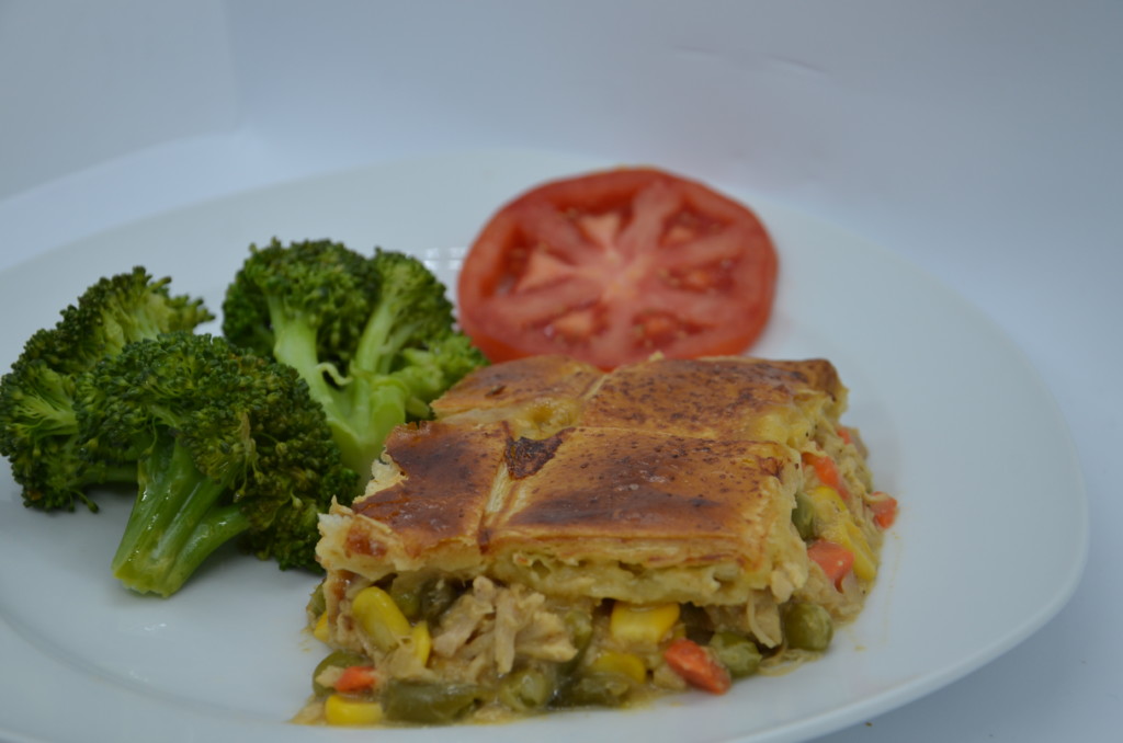 Pulled Chix Puff Pastry Chicken Cheddar Pot Pie scaled